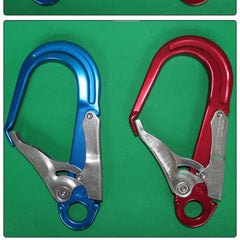 Rock climbing safety hook